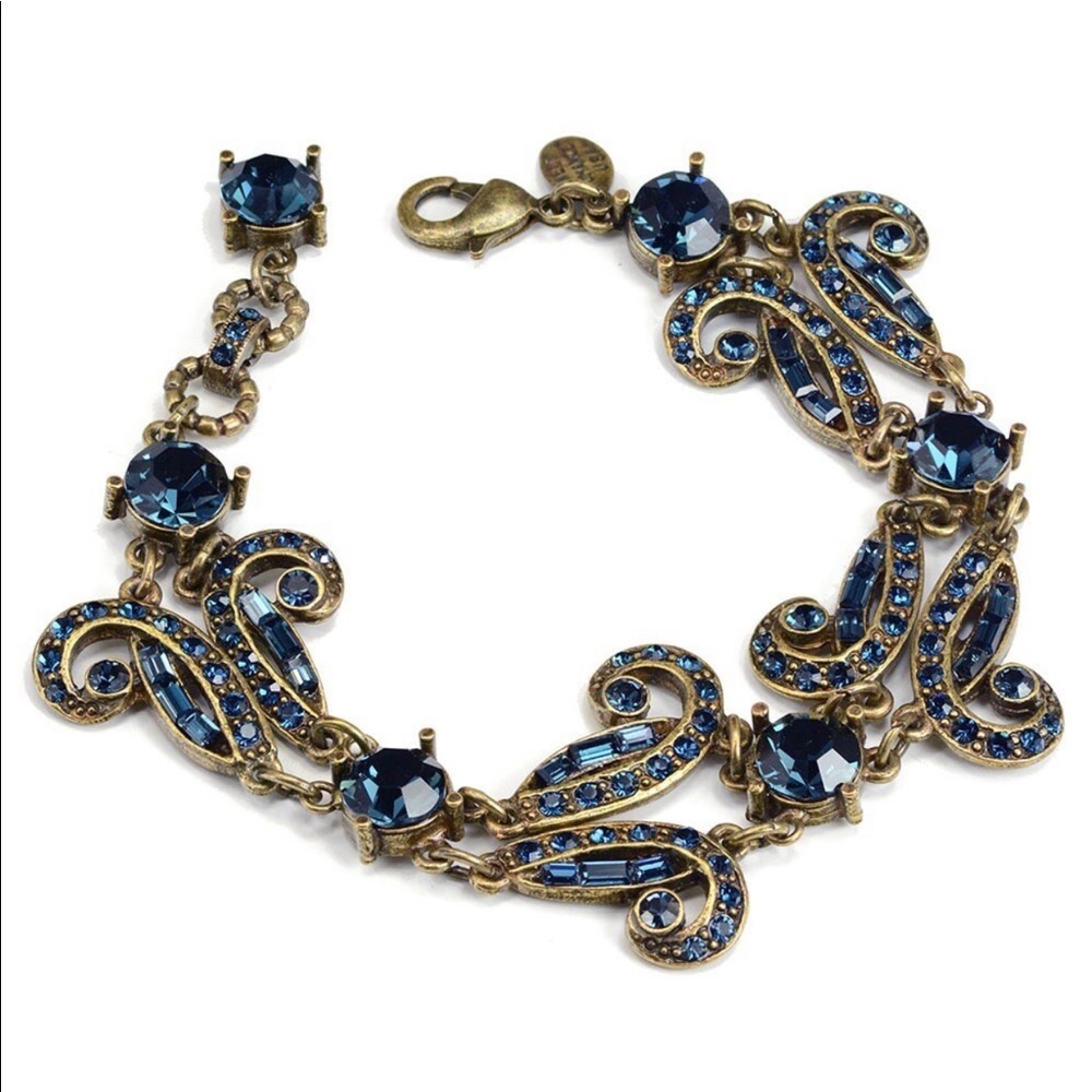 Vintage Style Art Deco Crystal Bracelet